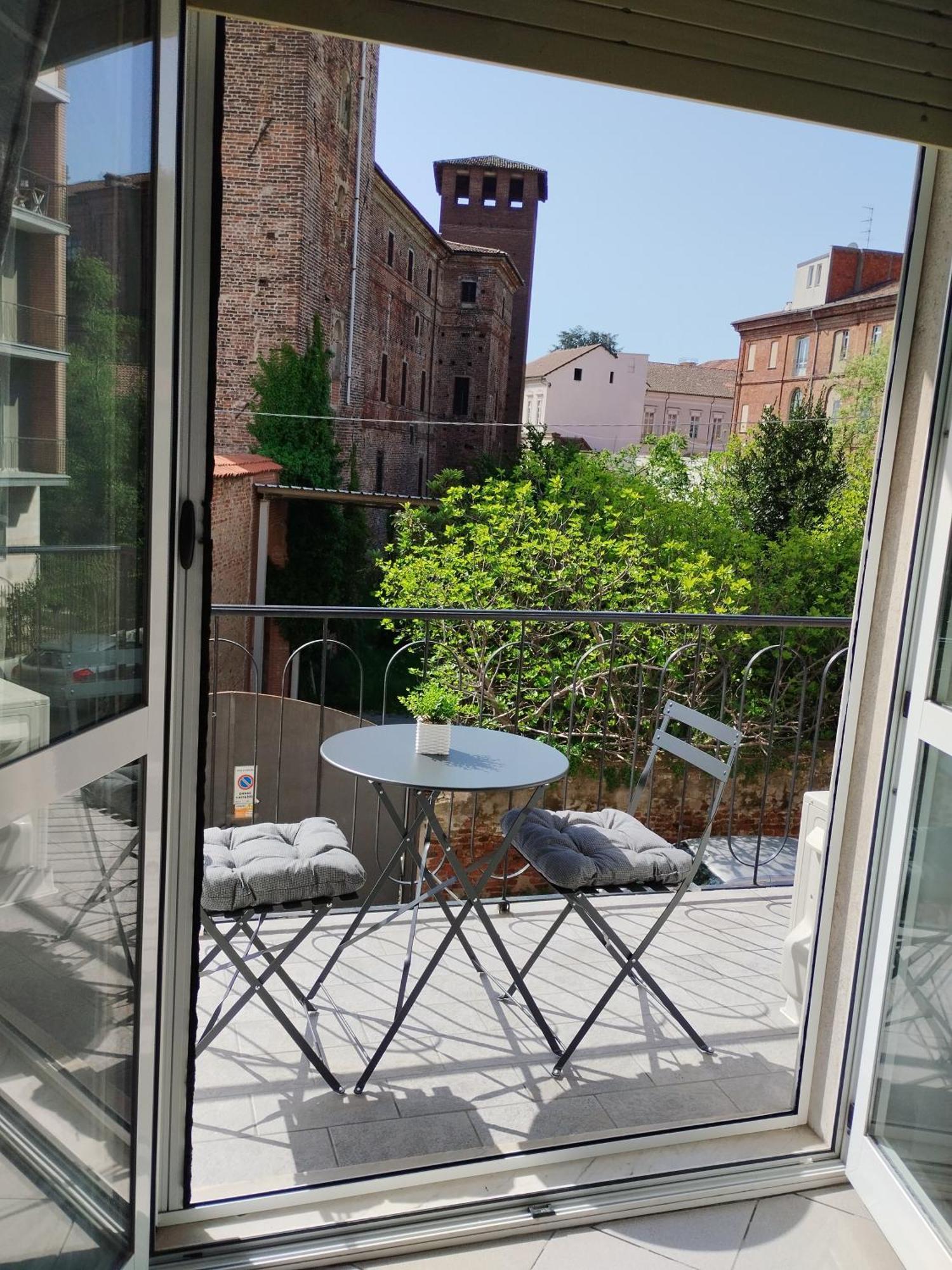 Appartamento Conte Verde Vercelli Buitenkant foto